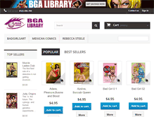 Tablet Screenshot of bga-library.com